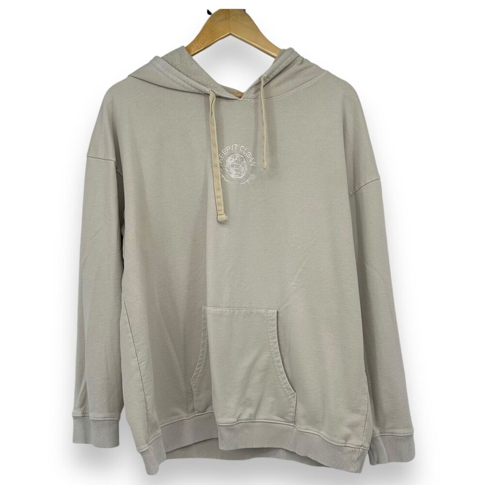Anthropologie Desert dreamer Keep It Clean Recycled Hoodie Sweatshirt Women's L